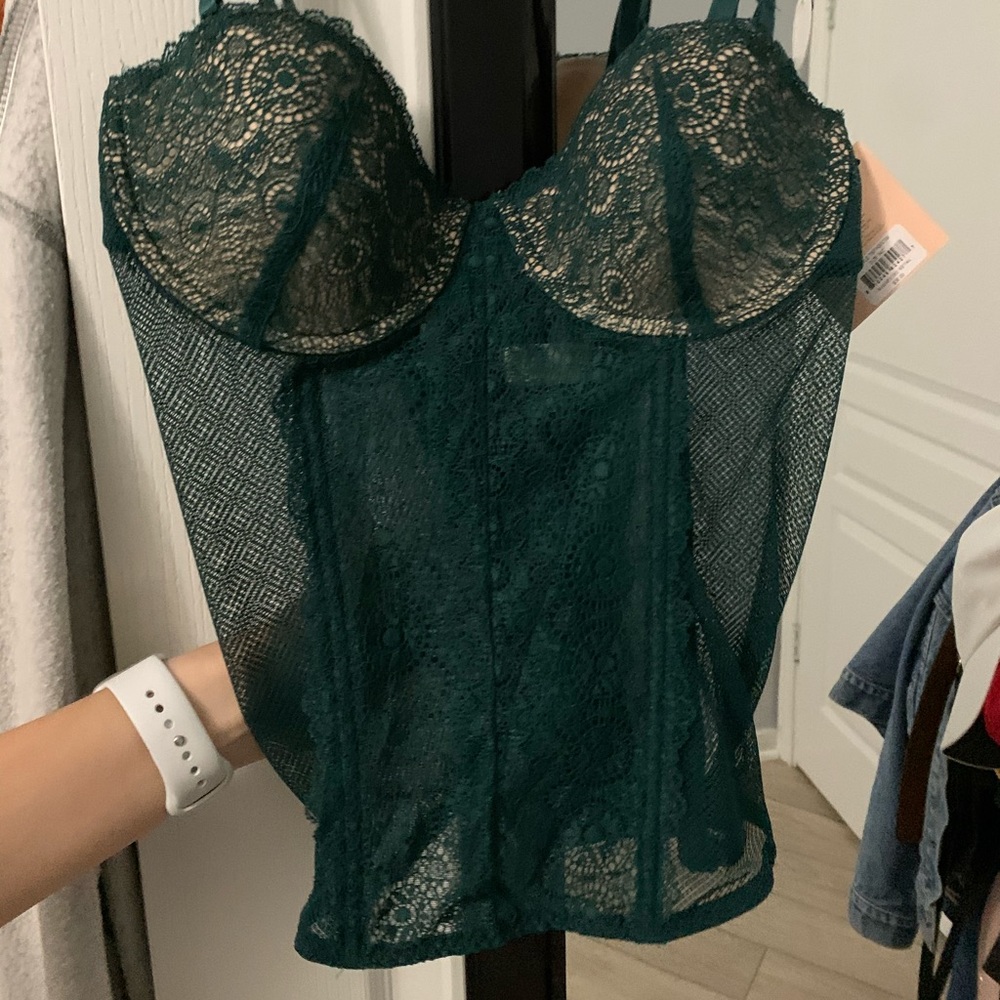 green corset